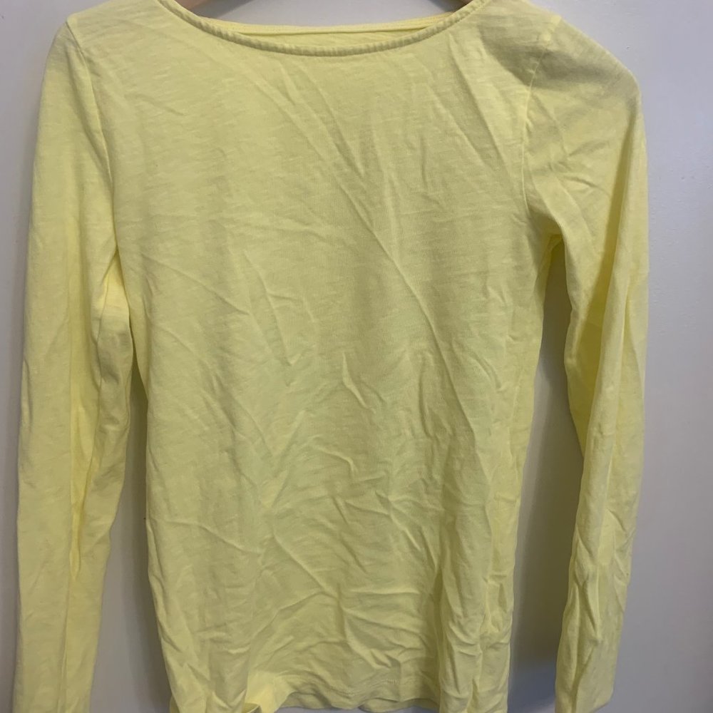 J. Crew Painter slub cotton boatneck T-shirt - S